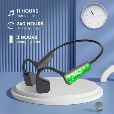 Αγορά Ανοιχτά ακουστικά ακουστικών για δύο οδούς ραδιοφώνων Ελαφριά και άνετα Αδιάβροχα ακουστικά Bluetooth οστικής αγωγής σε απευθείας σύνδεση κατασκευή