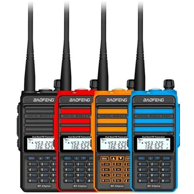 Αγορά X3-Plus X3 18W Walkie Talkie 20 KM Tri-band Radio with 9500mah Battery UHF VHF Two Way Radio for Vessel Boat Sea Navigation σε απευθείας σύνδεση κατασκευή