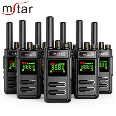 Αγορά MSTAR DG-798 Επαγγελματικό Walkie Talkie με ασύρματο πομπό εμβέλειας 5000 χιλιομέτρων και μία συχνότητα VOX Flashlight FM σε απευθείας σύνδεση κατασκευή
