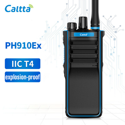 Ψηφιακό Δύο Δρόμους Ραδιοφώνημα PH910EX Μαύρο Χεριζόμενο Εκρηκτικό IP68 Αδιάβροχο και Αδιάβροχο Επαγγελματικό Walkie Talkies