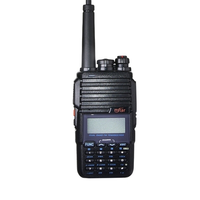 Μεγάλη εμβέλεια VHF UHF Ασφάλεια Φωνή FM Φορητή Ασφάλεια Walkie Talkie Transmitter M-UV3 8 Watt
