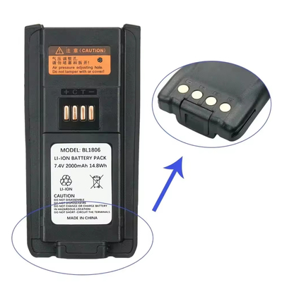 Η μπαταρία BL1806 BL2505 2000mAh Η μπαταρία PT580 PT580H PT580H Plus επαναφορτιζόμενο walkie talkie