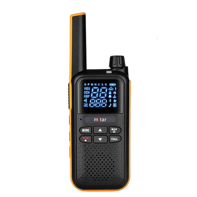 ΑΤ-101 Χωρίς μαγνητικό κέρατο Bluetooth Εύκολη φόρτιση Walkie Talkie μεγάλου βεληνεκούς