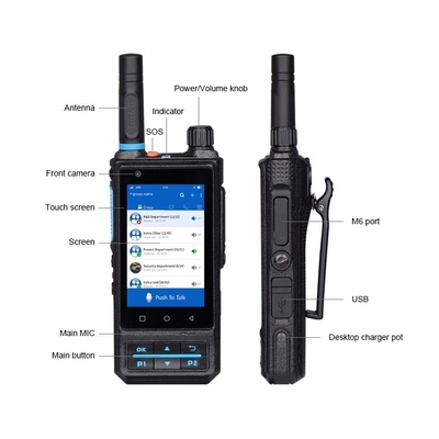 Inrico S200 Μεγάλη οθόνη 4G LTE μπροστινή κάμερα 2MP Wi-Fi One-Click SOS GPS Video/Voice