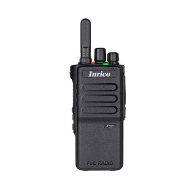 INRICO T521 POC Μακροδιαστημικό Δύομερές Ραδιόφωνο IP66 Αδιάβροχο και Αδιάβροχο Ασύρματο Δύομερές Ραδιόφωνο Το Καινοτόμο Ραδιόφωνο PoC του Inrico για Βιομηχανικούς Χρήστες