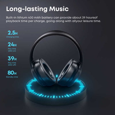 Λάνγκσντομ Bluetooth ακουστικά ακουστικά για δύο οδούς Ραδιόφωνο Blurtrum Chipset ANC ακουστικά Bluetooth για συχνούς ταξιδιώτες σε επαγγελματικά ταξίδια