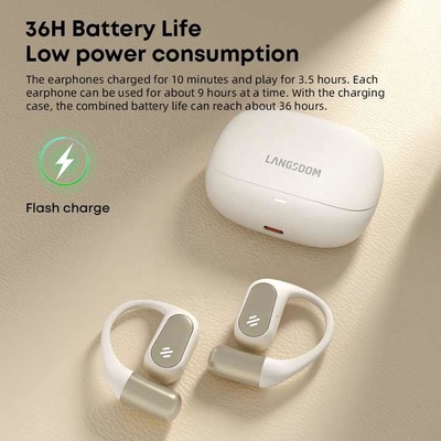 Ιδιωτικό Mold ABS οστική αγωγή Bluetooth ακουστικά για Mp3 κινητό τηλέφωνο