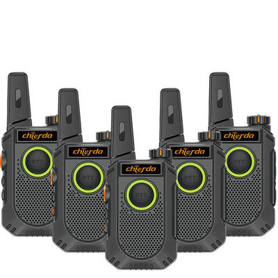 Chierda TC18 Walkie Talkie Αμφίδρομο Ραδιόφωνο με Διπλό PTT, Φόρτιση Type-C και Προστασία Κωδικού Anti-cracking